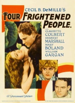 Постер: Четверо напуганных / Four Frightened People (1934)