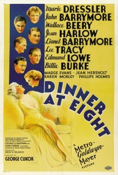 Постер: Ужин в восемь / Dinner at Eight (1933)