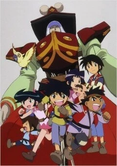 Постер: Заводные бойцы: Война Хио / Karakuri kiden hiuô senki (2000)