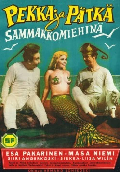 Постер: Пекка и Пяткя - подводные диверсанты / Pekka ja Pätkä sammakkomiehinä (1957)