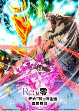 Постер: Re: Zero - жизнь с нуля в другом мире: Замороженные узы / Re: Zero kara Hajimeru Isekai Seikatsu: Hyouketsu no Kizuna (2019)