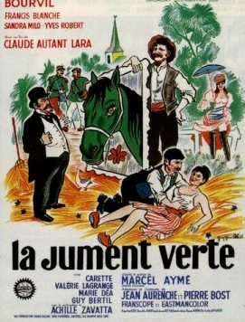 Постер: Зеленая лошадь / La jument verte (1959)