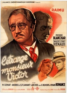 Постер: Странный господин Виктор / L'étrange Monsieur Victor (1938)