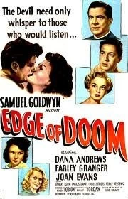 Постер: Край гибели / Edge of Doom (1950)