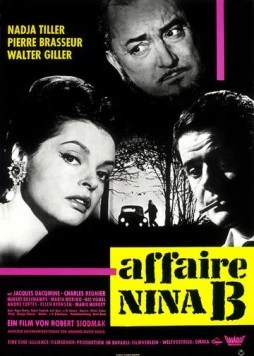 Постер: Дело Нины Б. / L'affaire Nina B. (1961)