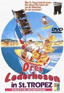 Постер: Трое в кожаных штанах в Сан-Тропе / Drei Lederhosen in St. Tropez (1980)