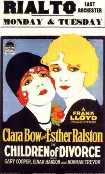 Постер: Дети развода / Children of Divorce (1927)