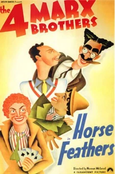 Постер: Лошадиные перья / Horse Feathers (1932)