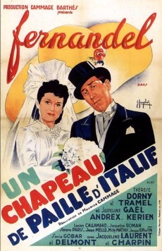Постер: Соломенная шляпка / Un chapeau de paille d'Italie (1940)