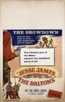 Постер: Джесси Джеймс против Далтонов / Jesse James vs. the Daltons (1954)