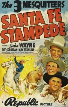 Постер: Паническое бегство из Санта-Фе / Santa Fe Stampede (1938)