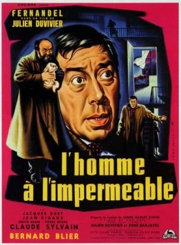 Постер: Человек в непромокаемом плаще / L'homme à l'imperméable (1957)
