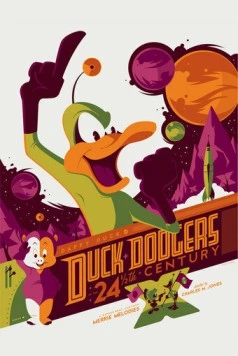 Постер: Дак Доджерс в 24½ веке / Duck Dodgers in the 24½th Century (1953)