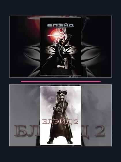 Постер: Блэйд: все части