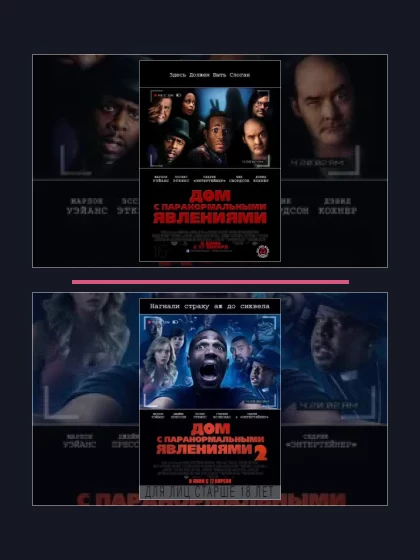 Постер: Дом с паранормальными явлениями: все части
