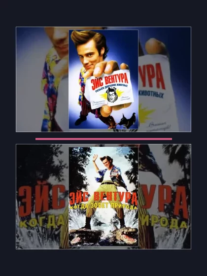 Постер: Эйс Вентура: все части