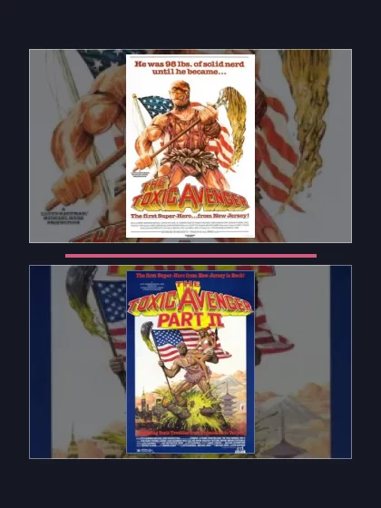 Постер: Токсичный мститель: все части