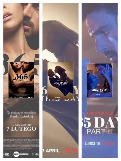 Постер: 365 дней: все части смотреть онлайн и скачать торрент в хорошем качестве