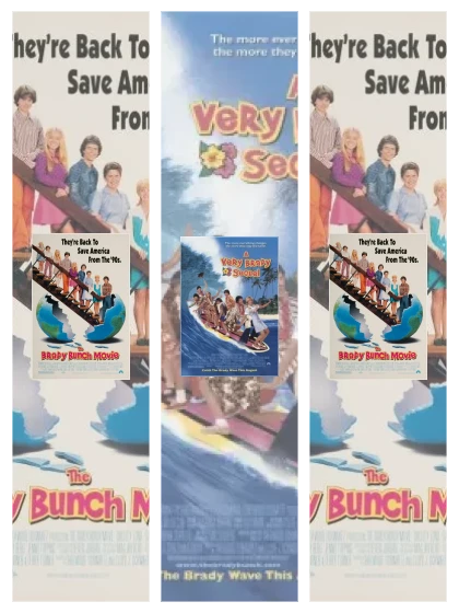 Постер: Семейка Брэди: все части смотреть онлайн и скачать торрент в хорошем качестве