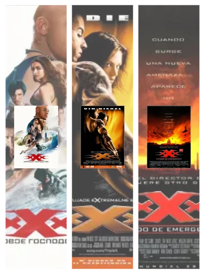 Постер: Три икса: все части смотреть онлайн и скачать торрент в хорошем качестве